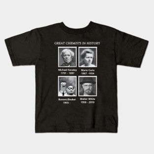 Great Chimists in History Kids T-Shirt